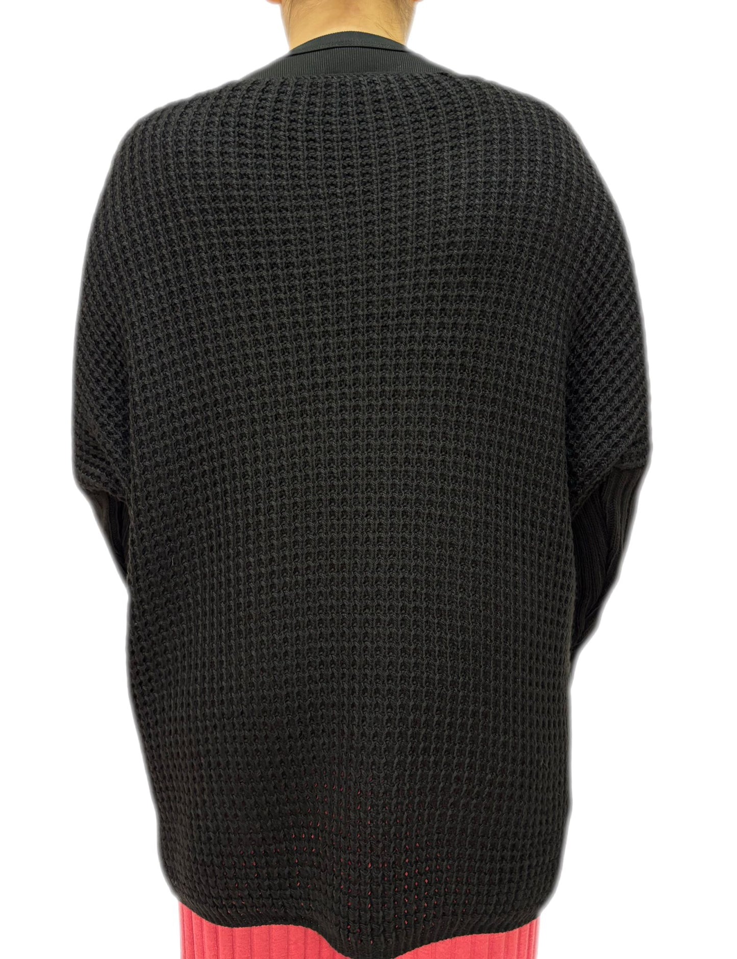 Maglione nero invernale da donna con Motivo a Stella