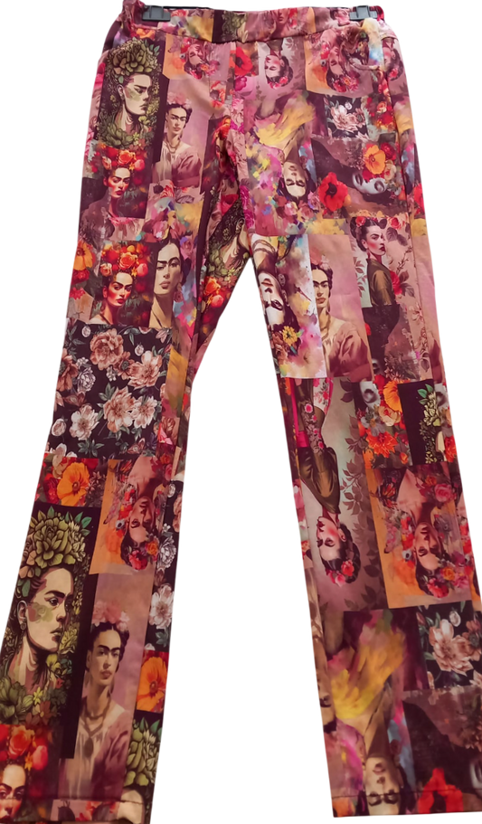 Pantaloni elastici donna con stampa