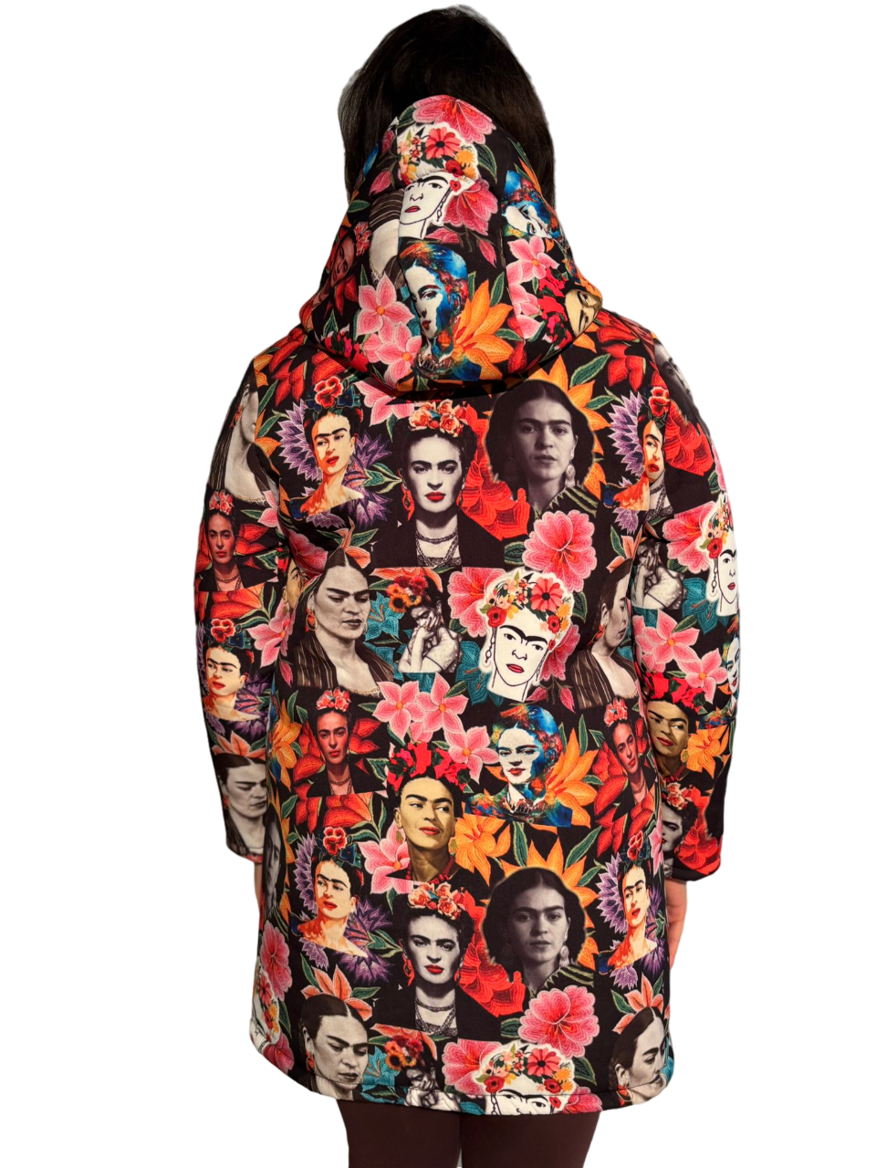 Giacca cappotto invernale donna stampa