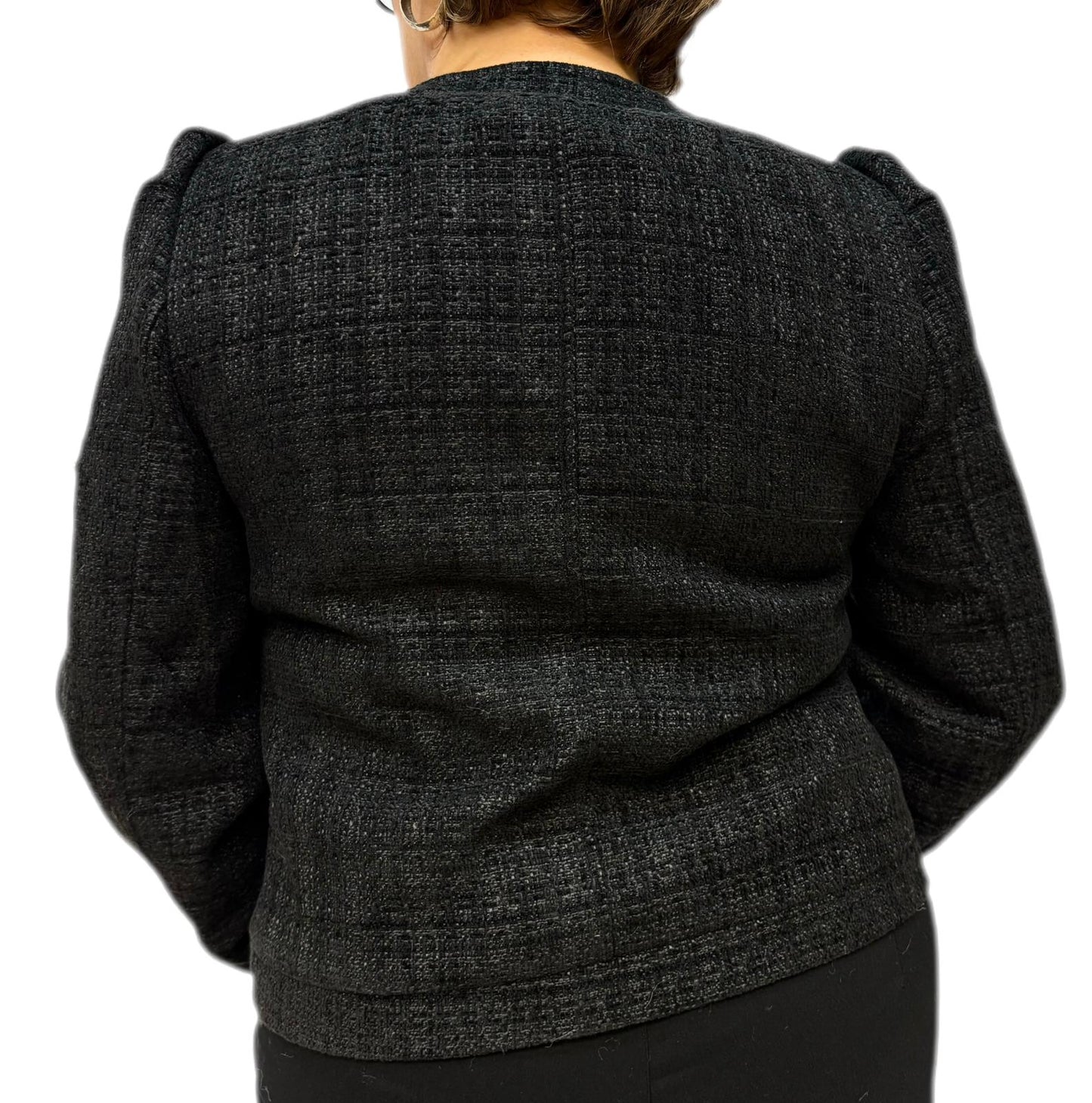 Jacke im Chanel-Stil mit Strasssteinen