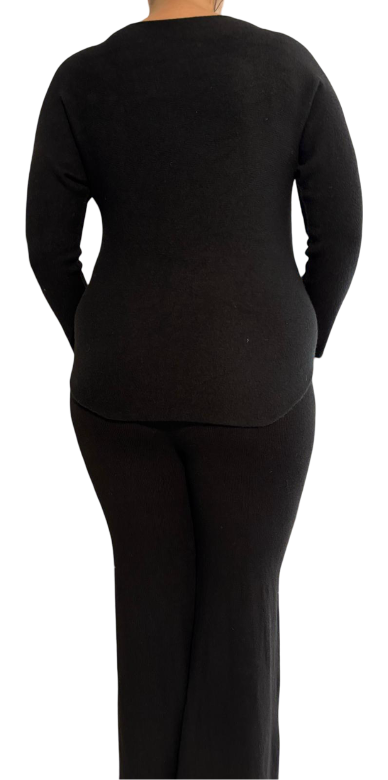 Completo donna maglia e pantalone in morbido tessuto