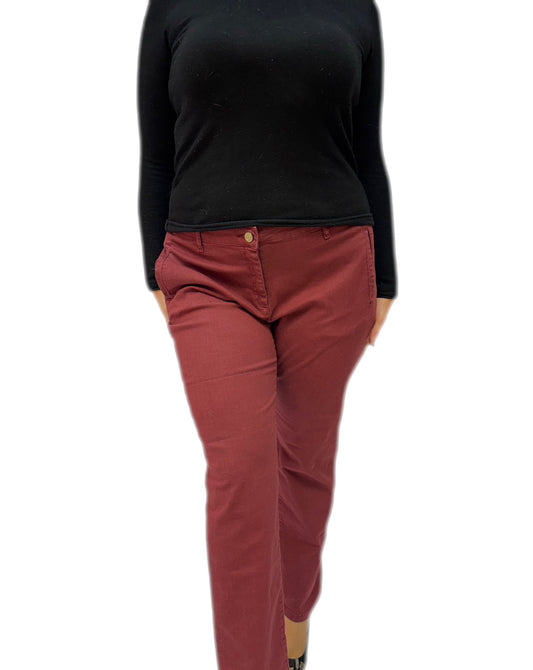 Pantaloni Oltre a Sigaretta in Cotone