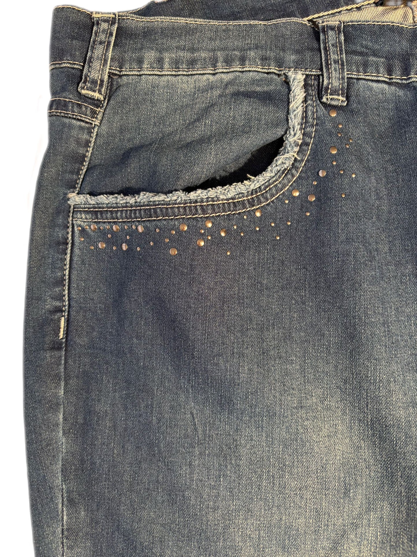 Pantalone jeans taglia grande