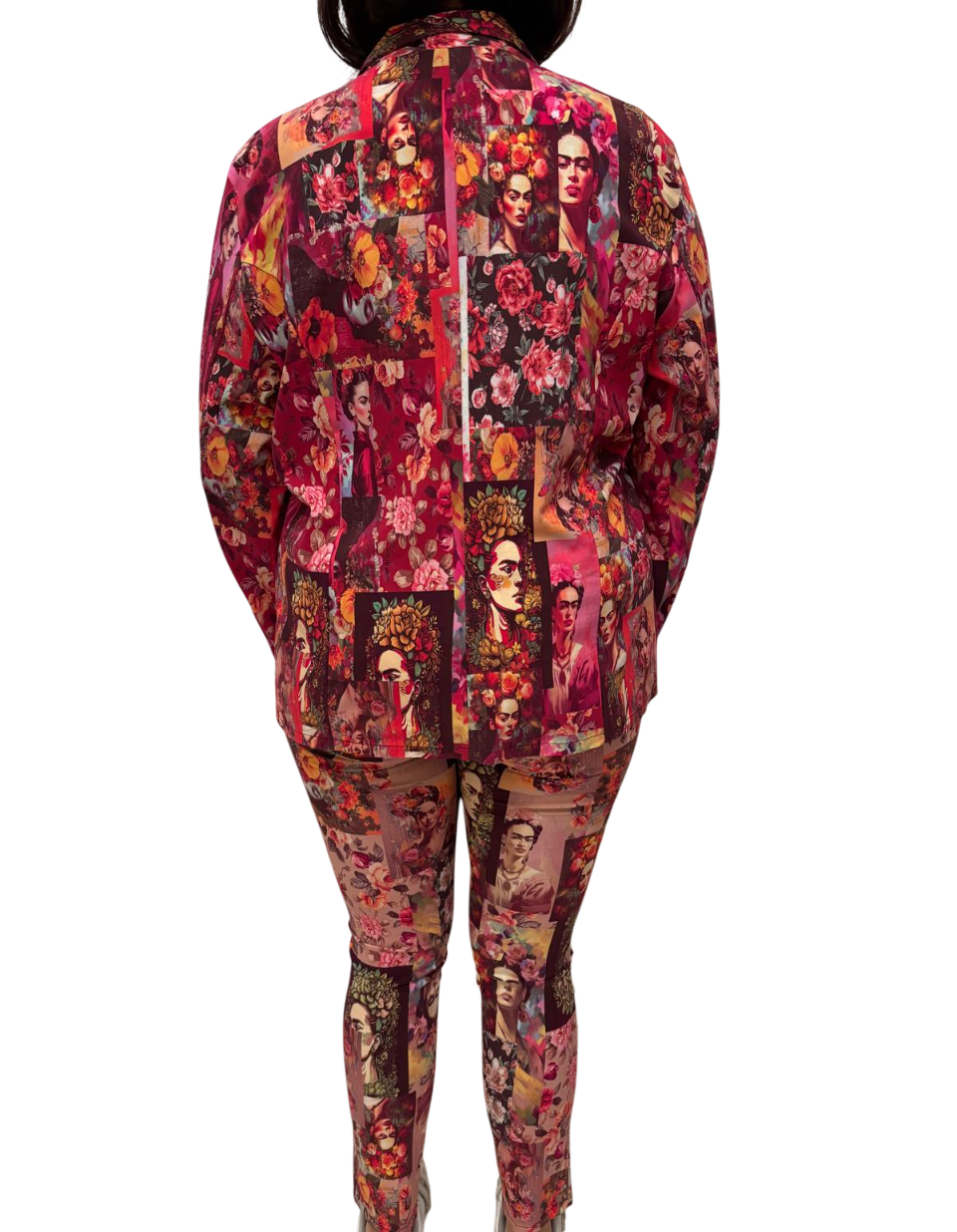 Pantaloni elastici donna con stampa