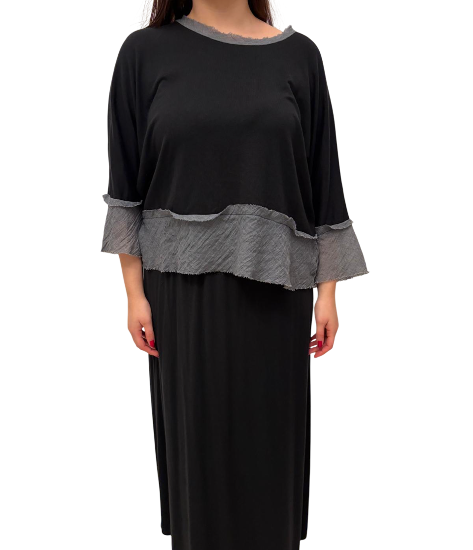 Completo con gonna lunga curvy