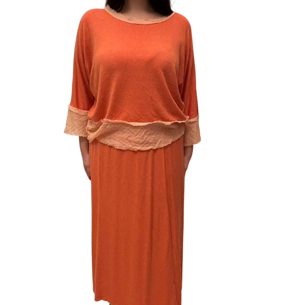 Completo con gonna lunga curvy