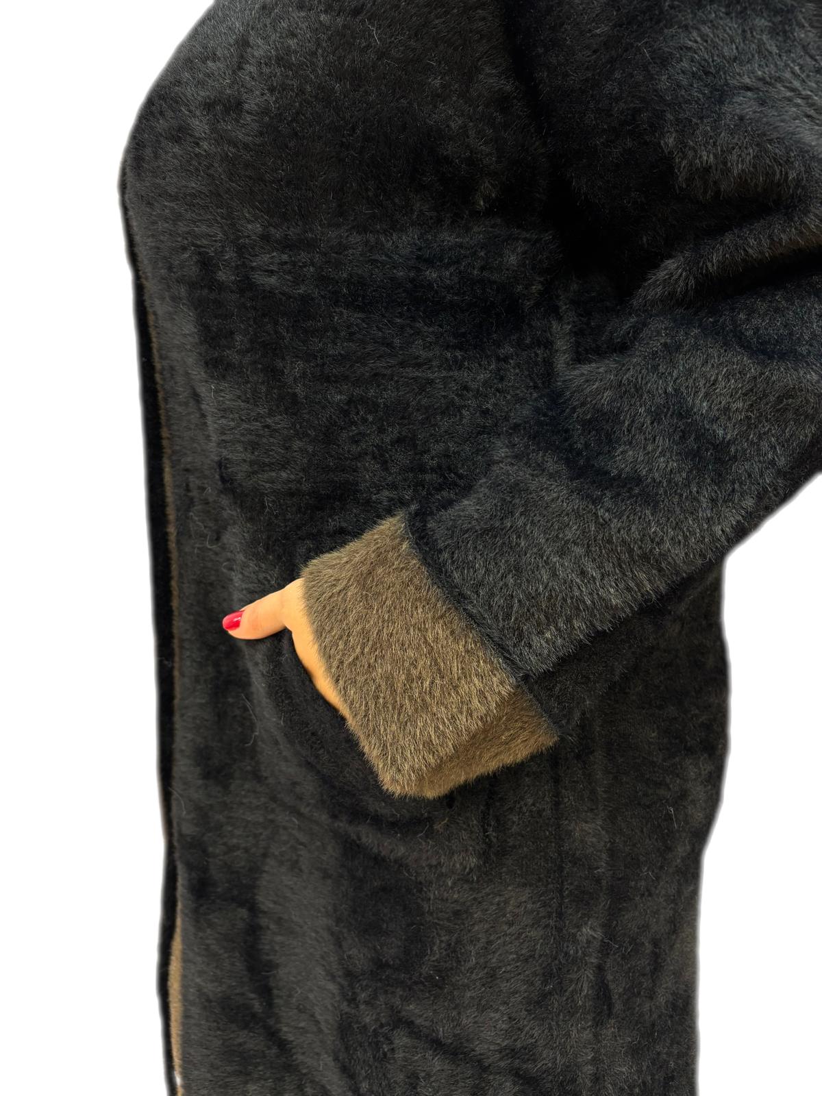 Cappotto di lana invernale donna