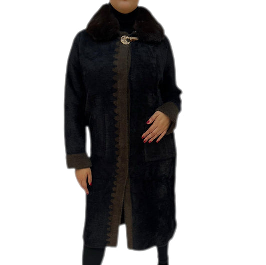 Cappotto di lana invernale donna