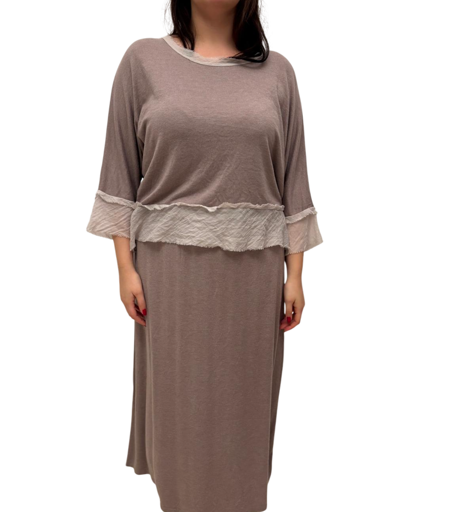 Completo con gonna lunga curvy