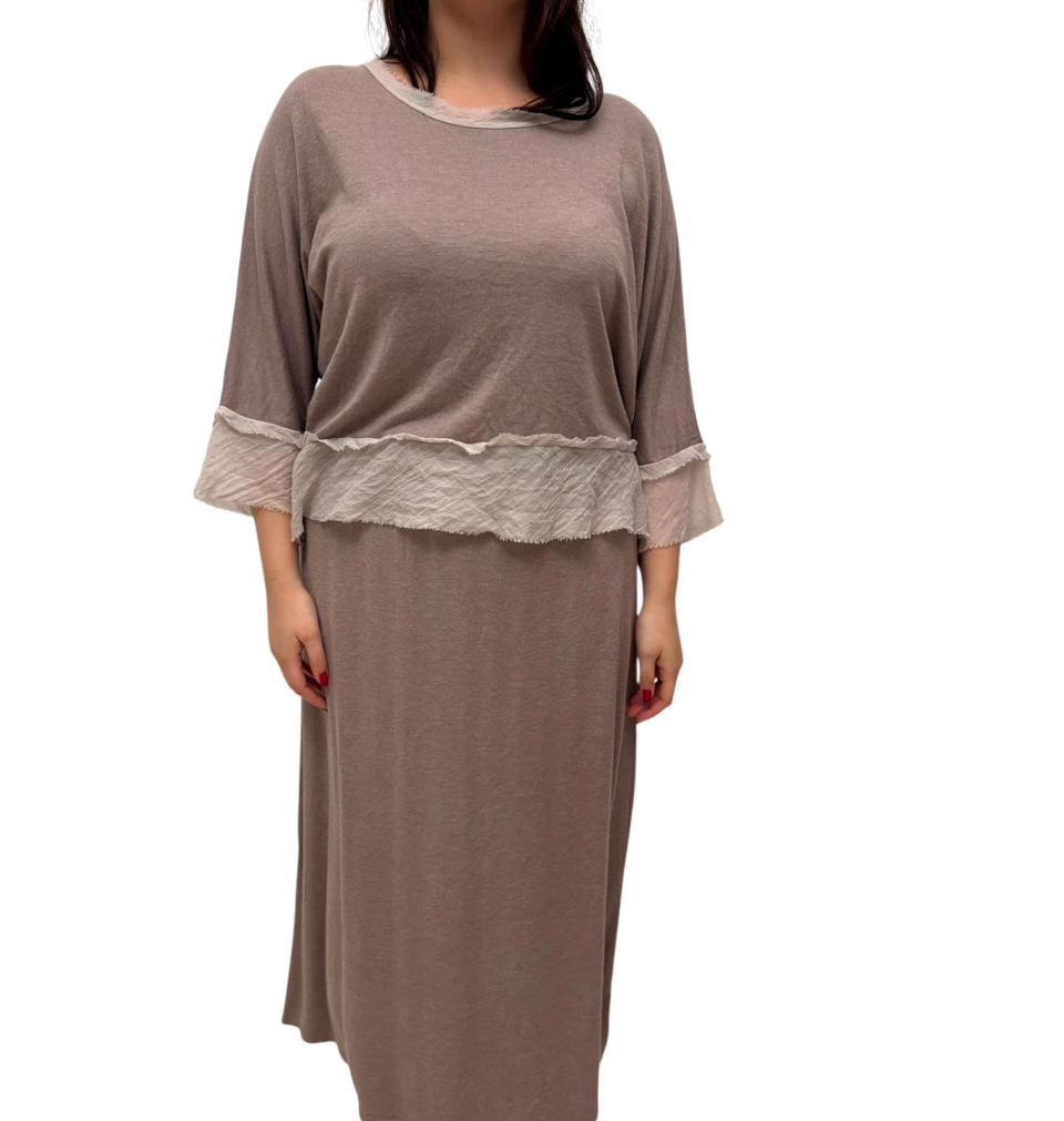 Completo con gonna lunga curvy