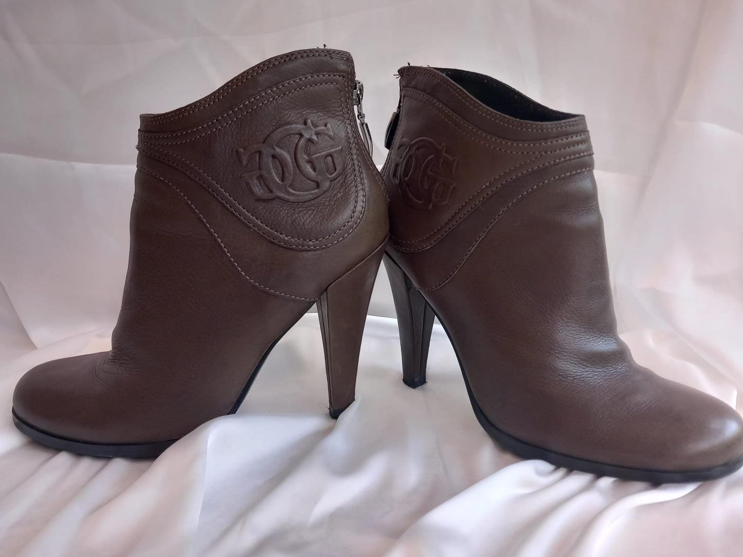 Guess Stivali in pelle marrone