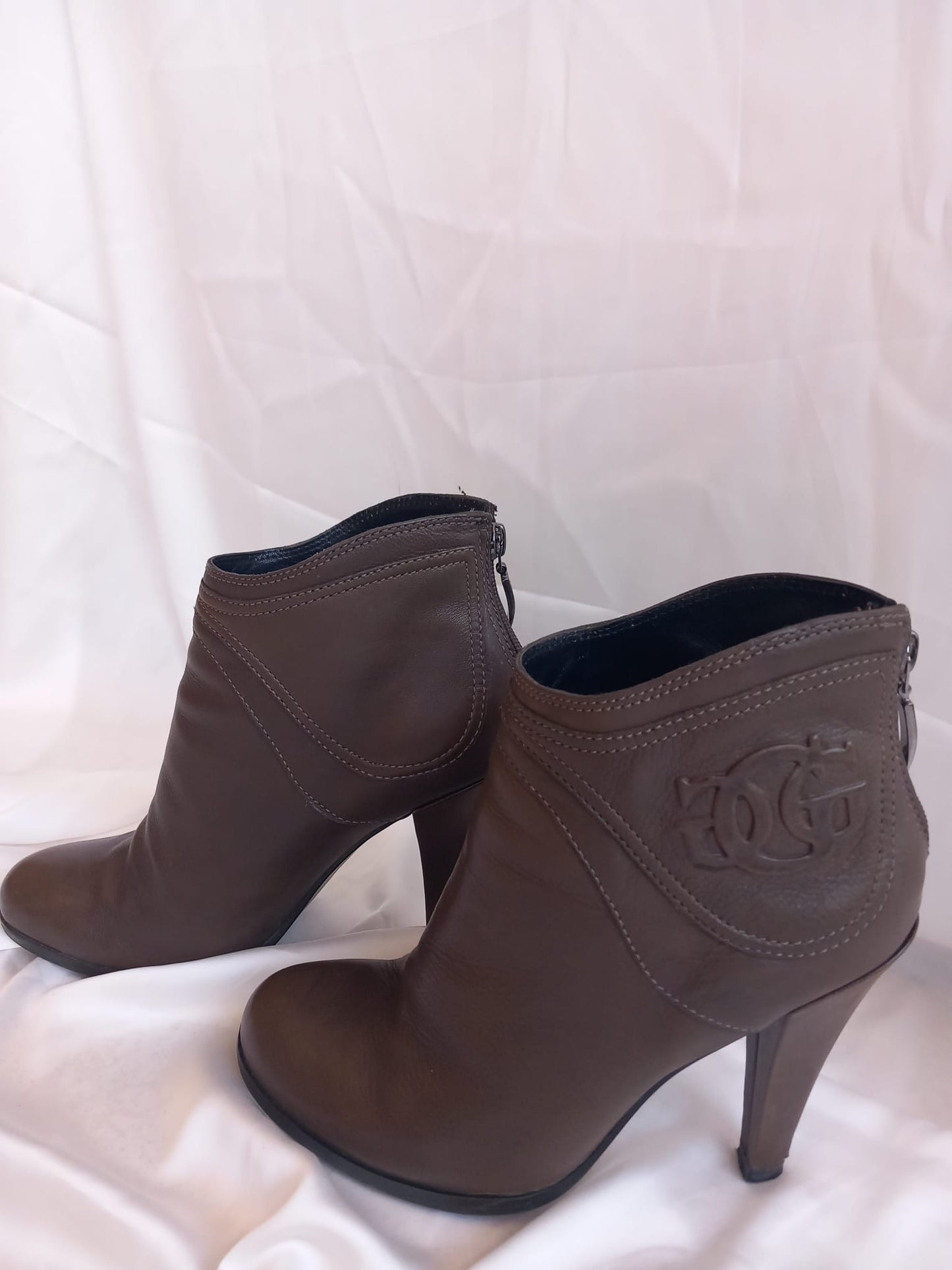 Guess Stivali in pelle marrone