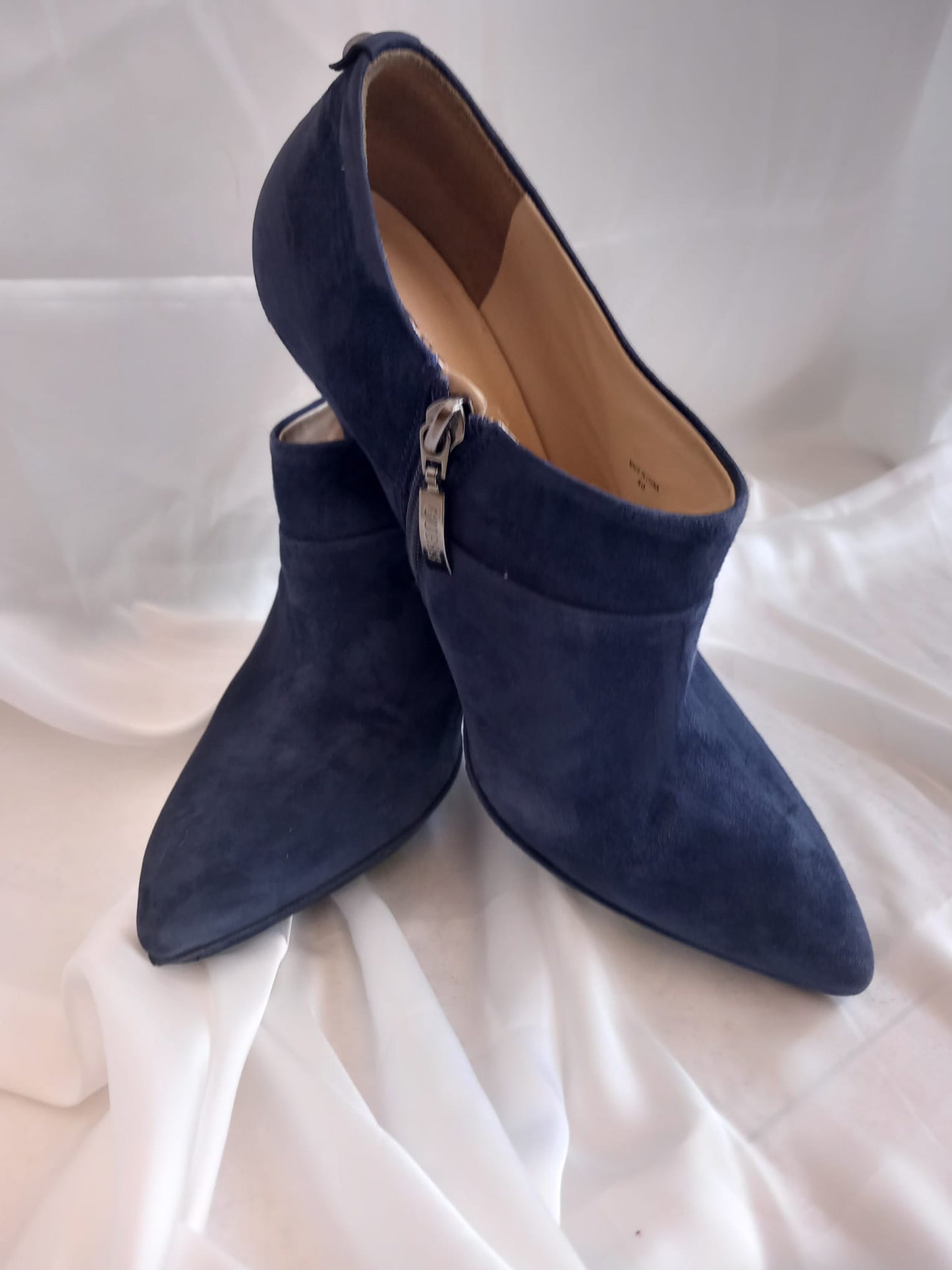 Guess Stivaletti in camoscio bluette