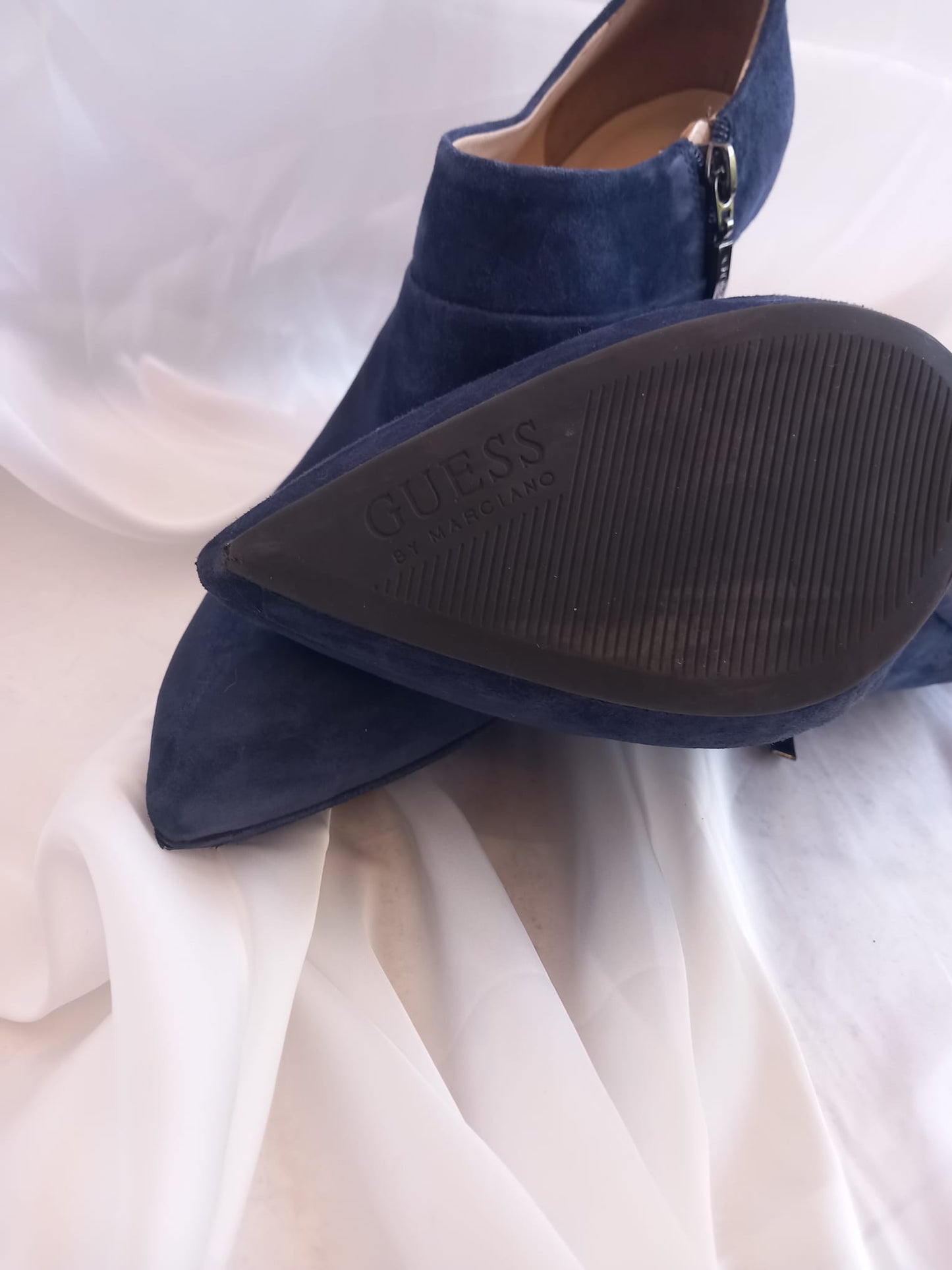 Guess Stivaletti in camoscio bluette