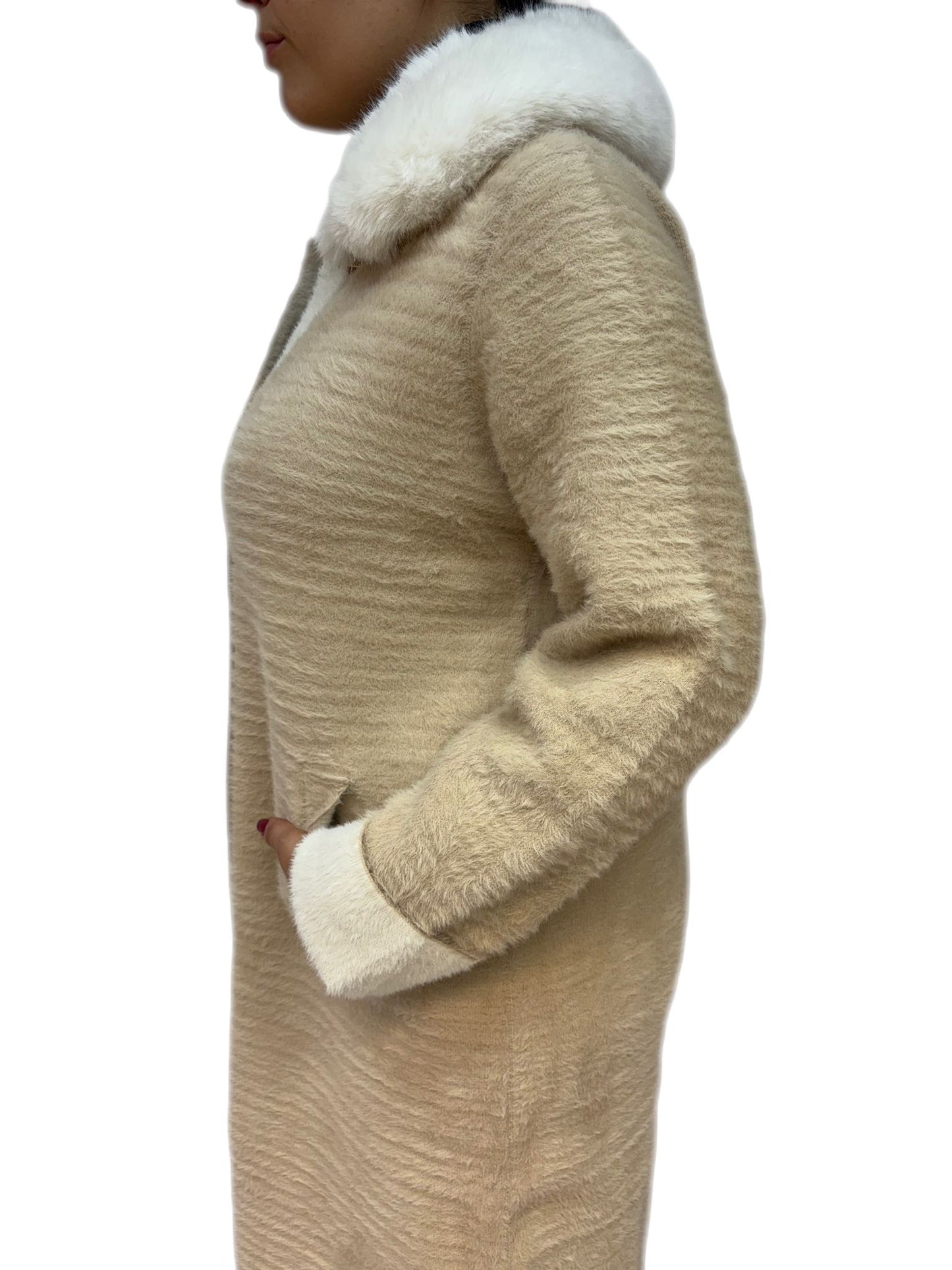 Cappotto di lana invernale donna