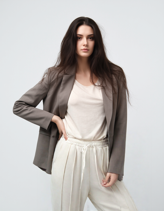 Pantaloni da jogging sportivi a righe a gamba larga oversize