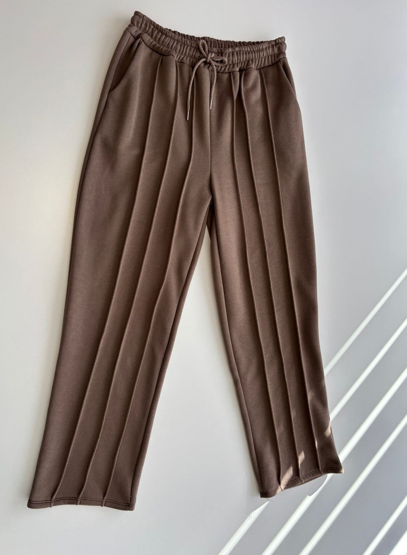 Pantaloni da jogging sportivi a righe a gamba larga oversize