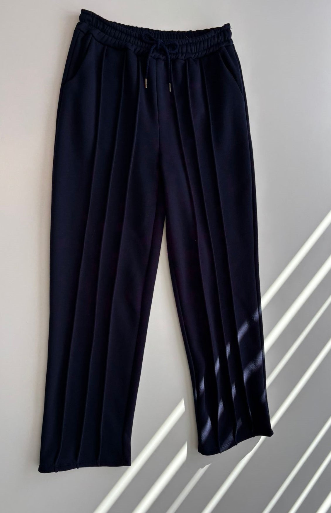 Pantaloni da jogging sportivi a righe a gamba larga oversize