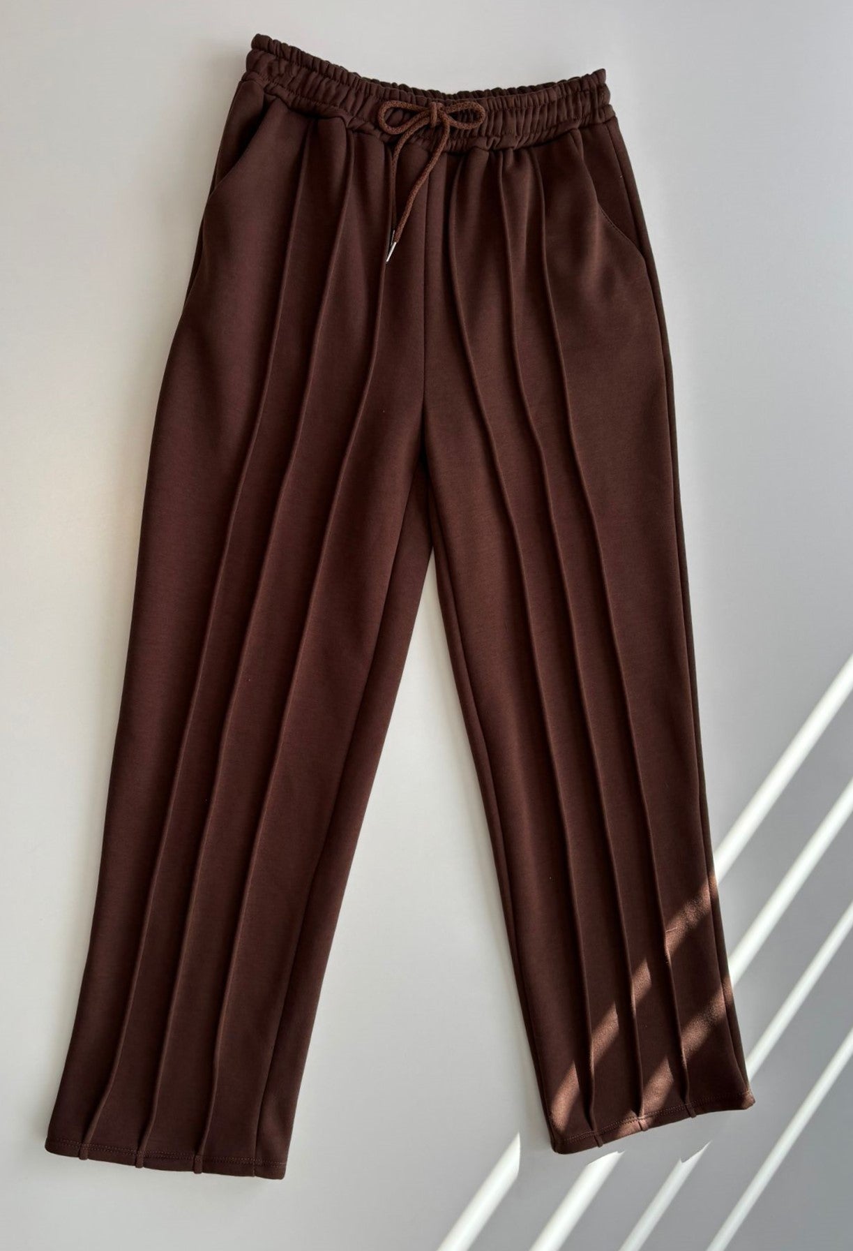Pantaloni da jogging sportivi a righe a gamba larga oversize