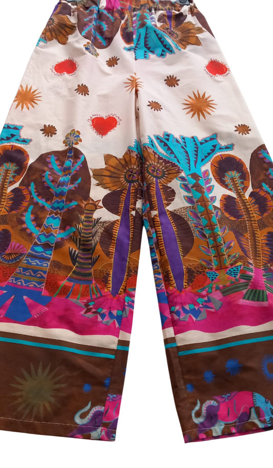 Pantaloni con stampa