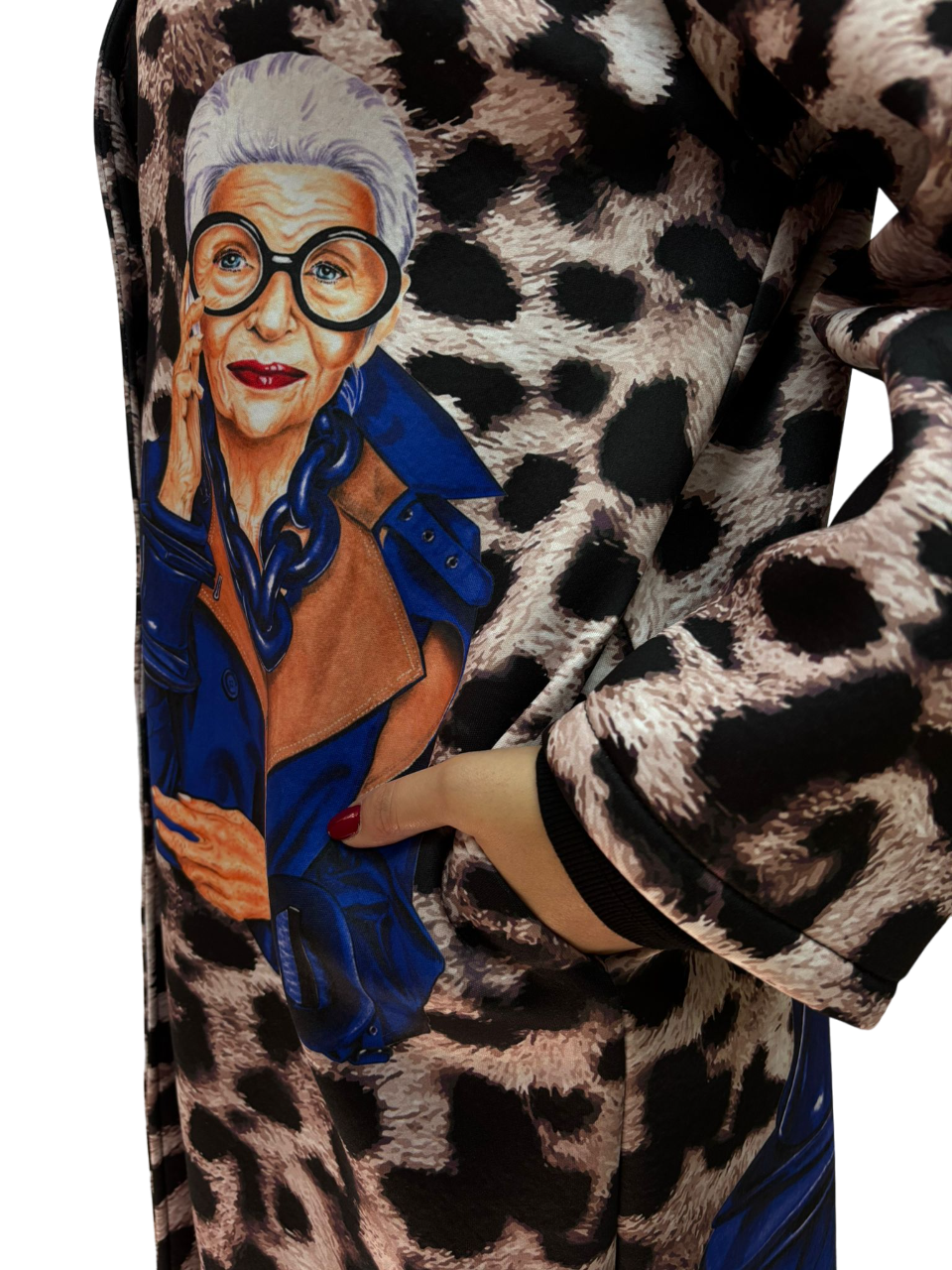 Cappotto di mezza stagione lungo da donna oversize